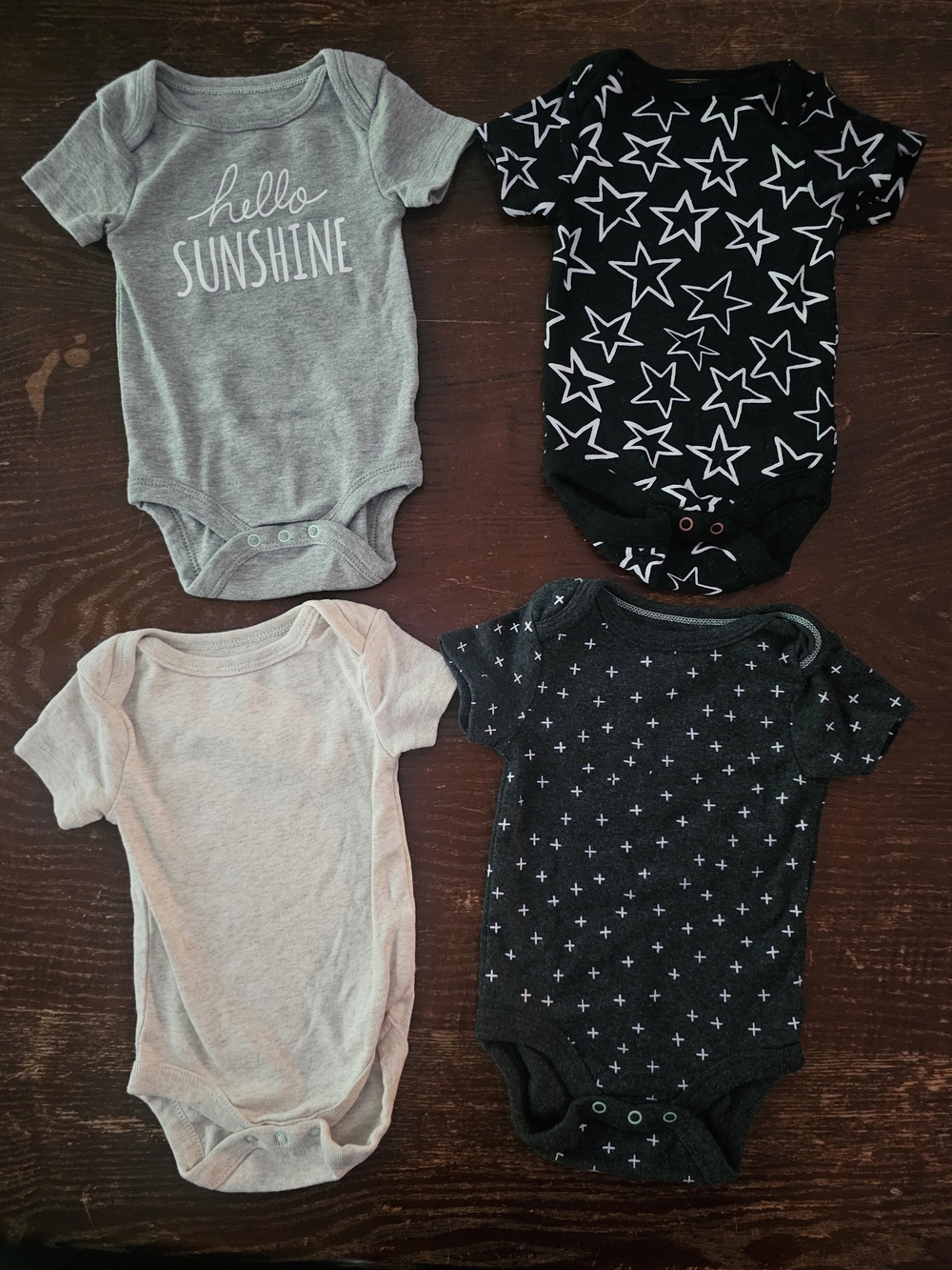 13pc Unisex Baby Clothes Lot 0-3M Cloud Island Gerber Rae Dunn